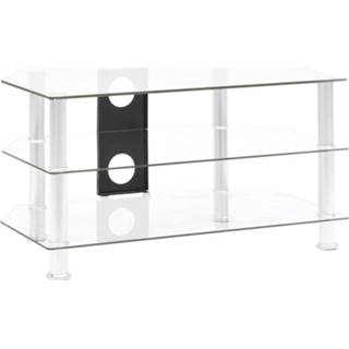 👉 Transparant glas active Tv-meubel 75x40x40 cm gehard 8718475798996