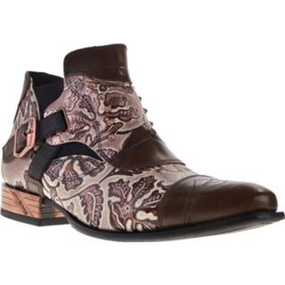 👉 Enkellaarzen herenschoenen male bruin New Rock flower 2000001092750 2000001092743