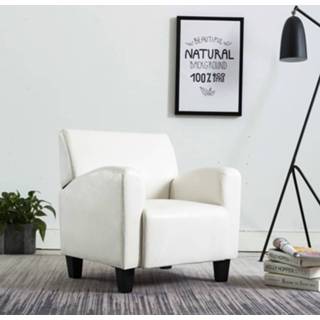 👉 Fauteuil wit kunstleer active 8719883593227