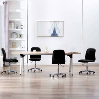 👉 Eetkamerstoel zwart stof active Eetkamerstoelen 4 st 8720286091807