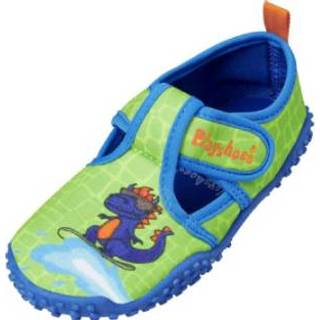 👉 Playshoes Aqua schoen Dino blauw-groen