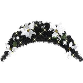 👉 Ledlamp zwart PVC active Kerstboog met LED-lampjes 90 cm 8720286014561