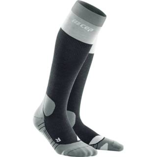 👉 Sock mannen III grijs zwart CEP - Hiking Light Merino Socks Compressiesokken maat III, zwart/grijs 4061736661398