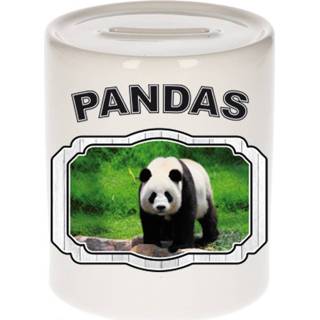 👉 Spaarpot keramiek One Size meerkleurig jongens meisjes Dieren liefhebber grote panda 9 cm en - Cadeau spaarpotten pandaberen 8720276879514