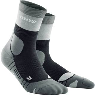 👉 Sock mannen zwart grijs CEP - Hiking Light Merino Low-Cut Socks Compressiesokken maat V, zwart/grijs 4061736661770