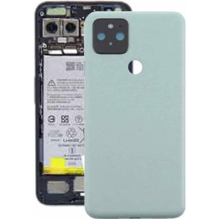 👉 Batterij groen active Originele achterkant voor Google Pixel 5 GD1YQ / GTT9Q (groen) 6922586538293