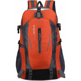 👉 Reistas oranje nylon active mannen vrouwen met grote capaciteit Heren en dames Buitensporten Vrije tijd waterdichte rugzak (oranje)