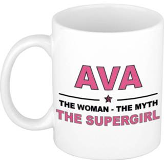 👉 Beker vrouwen Ava The woman, myth supergirl cadeau koffie mok / thee 300 ml