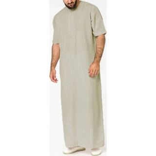 👉 Short sleeve polyester s male wit Mens Casual Long Tops Pure Color Loungewear Robe