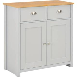 Dressoir 79x35x81 cm grijs