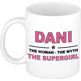 Beker vrouwen Dani The woman, myth supergirl cadeau koffie mok / thee 300 ml