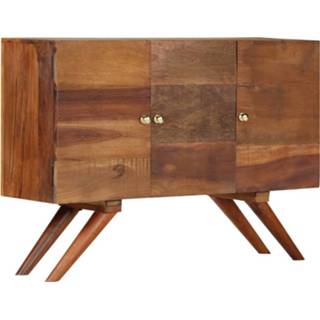 👉 Dressoir 110x30x75 cm massief gerecycled hout bruin