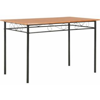 👉 Eettafel 120x70x75 cm MDF bruin