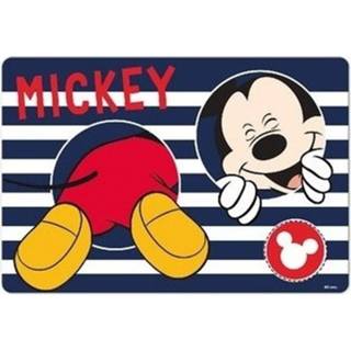 👉 Placemat kunststof multikleur kinderen jongens 3d Disney Mickey Mouse Blauw 42 X 28 Cm - Onderleggers Voor Kinderen/jongens 8719538950962