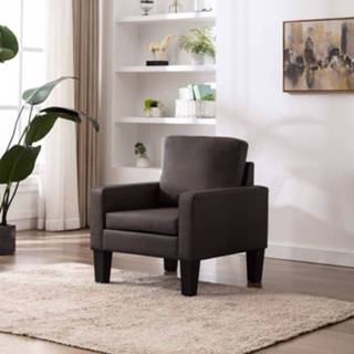 👉 Fauteuil bruin kunstleer active 8719883893051