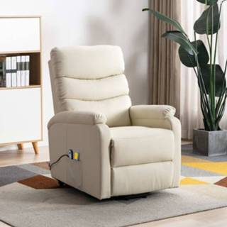 👉 Sta-opstoel kunstleer active Sta-op-stoel crèmewit 8720286029329