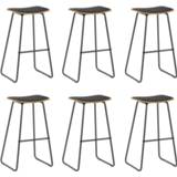 👉 Barkruk zwart kunstleer active Barkrukken 6 st 8720286001547