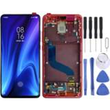 👉 Lcd-scherm en digitizer volledige montage met frame voor Xiaomi K20 / K20 Pro / 9T Pro (rood)