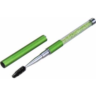 👉 Wimper groen plastic active Schoonheid>Ogen 5 STKS Pole Borstel Strass Met Pen Sleeve Spiraal (Groen) 6922088249239