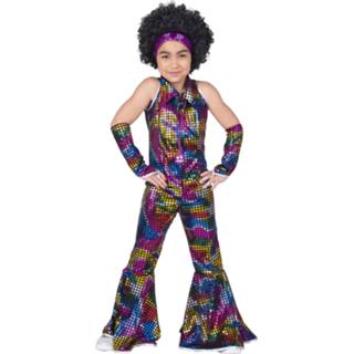 👉 Jumpsuit active kinderen Mooie disco Ellis regenboogkleuren 8712364365429