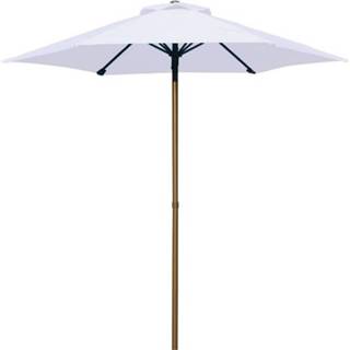 👉 Parasol wit staal Pimxl - Ø200cm 8719497491490