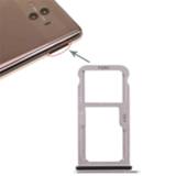 👉 SIM-kaartvak + SIM-kaartvak / Micro SD-kaart voor Huawei Mate 10 (zilver)