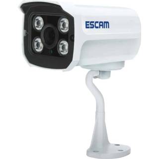 Wit active ESCAM QD300 HD 1080P IP66 waterdichte P2P POE IP-camera, ondersteuning voor nachtzicht / bewegingsdetectie ONVIF (wit) 6922261029788