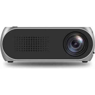 👉 Zilver active YG320 320 * 240 Mini LED-projector Home Theater, ondersteuning voor HDMI&AV&SD&USB (zilver) 6922985275133