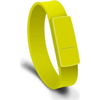 👉 Armband geel active MicroDrive 128GB USB 2.0 mode U schijf (geel) 6922956330939