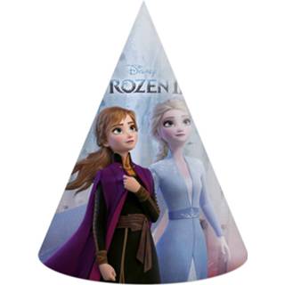 👉 Feesthoed karton Gabbiano Frozen Ii Feesthoedjes 16 Cm 6 Stuks 5201184911341