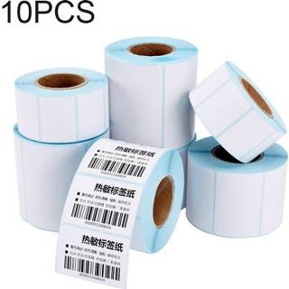 10 STKS 60mmx40mm Zelfklevend Thermisch Barcode Labelpapier