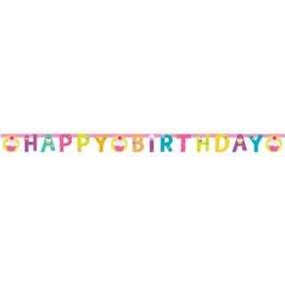 👉 Cupcake multicolor karton multikleur Amscan Verjaardagsslinger 180 X 15 Cm 13051473082