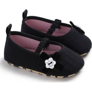 👉 Schoenen zwart active peuters baby's meisjes Peuter Baby Pasgeboren Zachte Zolen Prinses Wieg (Zwart)