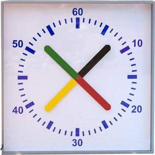 👉 Aluminium plexiglas active Trainingsklok prima giant, 90x90 cm, met