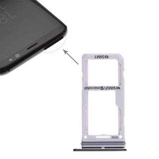 👉 2 SIM-kaart Lade / Micro SD-kaart Lade voor Galaxy S8 / S8 + (zwart)