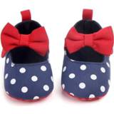 👉 Babyschoenen blauw active baby's meisjes peuters Princess Dot Baby Girls Peuter Crib Antislipschoen (blauw)