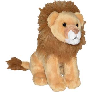 👉 Knuffel bruine pluche polyester bruin kinderen Leeuw Met Geluid 20 Cm - Leeuwen Safaridieren Knuffels Speelgoed Voor 8719538966819