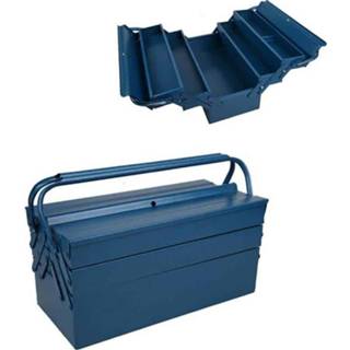 👉 Handvat s active Dubbel open drielaagse gereedschapskist Opbergdoos voor huishoudelijke hardware, specificatie: (420x200x200mm)