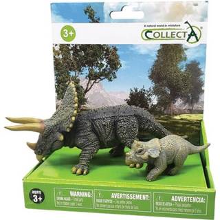 👉 Kunststof baby's Collecta Prehistorie: Triceratops Met Baby Speelset 2-delig 4892900893129