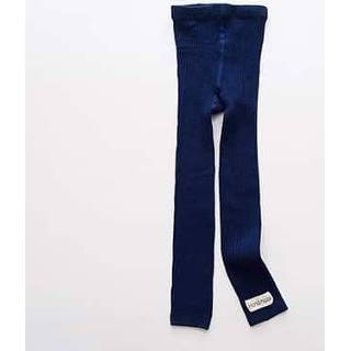 👉 Katoenen legging marineblauw active kinderen Bijgesneden met verticale strepen, kinderpanty, maat: 105 cm (marineblauw)