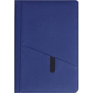 👉 Notitieblok blauw PU active 2 PCS Notebook lederen zakelijke Pocket studentenkladblok, specificatie: A6 (blauw) 6922302483432