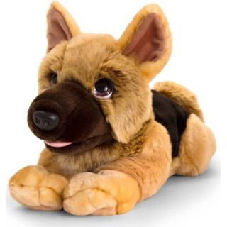 👉 Hondenknuffel bruin pluche polyester kinderen Keel Toys Grote Herdershond Honden Knuffel 47 Cm - Knuffeldieren Speelgoed Voor Kind 8719538977815