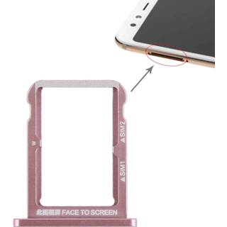 👉 Dubbel SIM-kaartvak voor Xiaomi Mi 6X (rose goud)