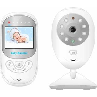 👉 Bewakingscamera wit active baby's BM-108 2,4 inch LCD GHz draadloze babyfoon met 8-IR LED nachtzicht, tweeweg spraakgesprek (wit) 6922949014631