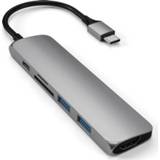👉 Grijs nederlands Satechi Multi Port USB-C V2 HDMI Hub Space 879961007898