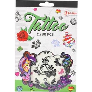 👉 Tattoo groen Toi-toys Stickerboekje +280 Stuks 8719817486779