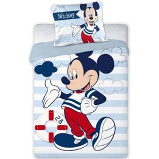 👉 Dekbedovertrek katoen baby's Disney Mickey Mouse Sailor - Baby 100 X 135 Cm Multi 5907750576531