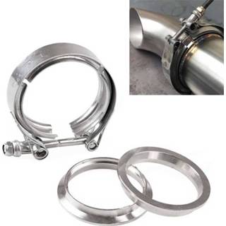 👉 Uitlaat staal active 2 inch auto turbo downpipe v-band klem roestvrij 304 flensklem 6922087861593