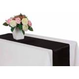 👉 Tafelkleed zwart active tafelmatten 10 STKS satijnen tafeldecoratie voor thuisfeest bruiloft kerstversiering (zwart)