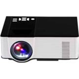 👉 Projector zwart wit LM active VS319 1500ANSI Smart WVGA 800x480 draagbare projector, Android 4.4, quad-core, 1GB DDR3, 8GB NAND FLASH, ondersteuning voor wifi (zwart + wit) 6922780525266